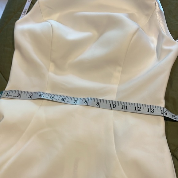 NWT Jovani ivory sleeveless sheath dress # 07819 size 6 - Picture 13 of 14